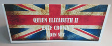 Load image into Gallery viewer, 1953-1967 QUEEN ELIZABETH II EF-UNC COMPLETE HALF CROWN 16 COIN COLLECTION BOXED
