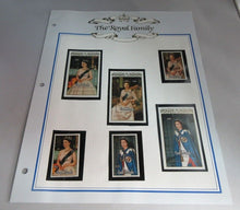 Load image into Gallery viewer, 1986 QUEEN ELIZABETH II 60TH BIRTHDAY COOK ISLANDS STAMPS &amp; ALBUM SHEET
