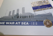 Load image into Gallery viewer, UK 2015 The Great War 1914-1918 Navy Royal Mint BUnc £2 Two Pound Coin Cover PNC
