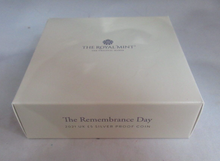 Load image into Gallery viewer, The Remembrance Day 2021 Royal Mint Silver Proof UK £5 Pounds Coin
