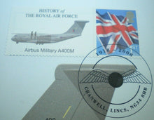 Load image into Gallery viewer, 2007 AIRBUS MILITARY A400M HISTORY OF THE RAF PROOF 1 DOLLAR COIN COVER PNC
