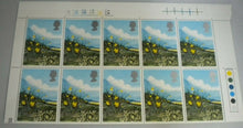 Load image into Gallery viewer, 1979 SPRING WILD FLOWERS DAFFODILS 10 1/2p BLOCK 10 STAMPS MNH &amp; TRAFFIC LIGHTS
