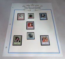 Load image into Gallery viewer, 1986 QUEEN ELIZABETH II 60TH BIRTHDAY ASCENSION ISLAND STAMPS &amp; ALBUM SHEET
