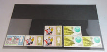 Load image into Gallery viewer, VARIOUS STAMPS X 7 MNH 1966 &amp; 1969 IN CLEAR FRONTED STAMP HOLDER
