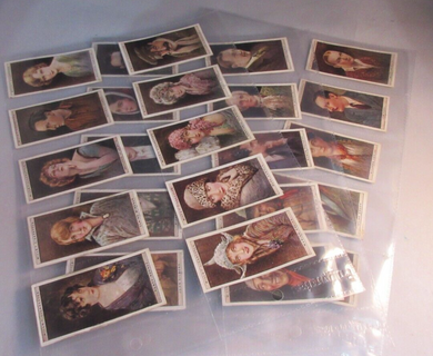 WILLS CIGARETTE CARDS CINEMA STARS COMPLETE SET OF 25 IN CLEAR PLASTIC PAGES