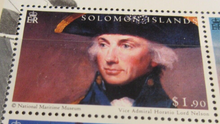 Load image into Gallery viewer, 200TH ANNIVERSARY BATTLE OF TRAFALGAR SOLOMON ISLANDS STAMPS MNH MINI SHEET
