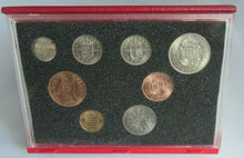 Load image into Gallery viewer, 1967 QUEEN ELIZABETH II PRE DECIMAL 8 COIN SET BU IN HARD CASE &amp;ROYAL MINT BOOK
