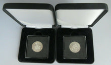 Load image into Gallery viewer, 1938 KING GEORGE VI BARE HEAD .500 SILVER PAIR OF ONE SHILLING COINS BOTH BOXED
