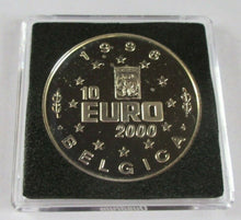 Load image into Gallery viewer, 1996 JOHANNA CASTILIENSIS SILVER PROOF BELGIUM 10 EURO COIN WITH COA &amp; BOX
