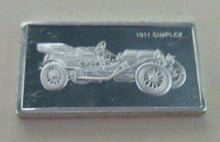 Load image into Gallery viewer, 1911 SIMPLEX 15mm X 10mm 1.60gram SILVER INGOT WITH INFORMATION SLIP
