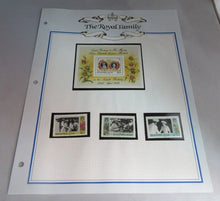 Load image into Gallery viewer, 1986 QUEEN ELIZABETH II 60TH BIRTHDAY BARBUDA MINISHEET + STAMPS &amp; ALBUM SHEET
