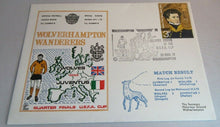 Load image into Gallery viewer, 1970&#39;s VINTAGE FOOTBALL STAMP COVER WOLVERHAMPTON WANDERERS
