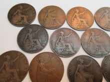 Load image into Gallery viewer, 1910 KING EDWARD VII PENNY COIN GF - F PICKED AT RANDOM FROM ONES PICTURED
