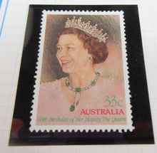 Load image into Gallery viewer, 1986 QUEEN ELIZABETH II 60TH BIRTHDAY VARIOUS STAMPS &amp; ALBUM SHEET
