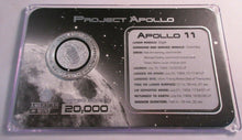 Load image into Gallery viewer, 2009 PROJECT APOLLO 40TH ANNIVERSARY SILVER PROOF MEDAL IN CLEAR HARD CASE
