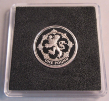 Load image into Gallery viewer, 1994 LION RAMPANT SILVER PROOF £1 ONE POUND COIN BOX &amp; COA
