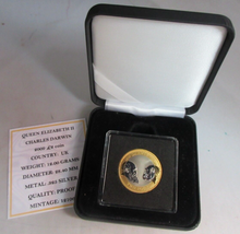 Load image into Gallery viewer, 2009 QUEEN ELIZABETH II CHARLES DARWIN SILVER PROOF £2 TWO POUND COIN BOXED
