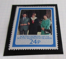 Load image into Gallery viewer, 1986 QUEEN ELIZABETH II 60TH BIRTHDAY SOUTH GEORGIA STAMPS &amp; ALBUM SHEET
