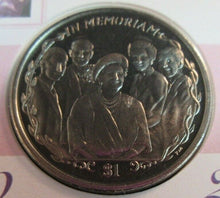 Load image into Gallery viewer, 1900-2002  HM QUEEN ELIZABETH THE QUEEN MOTHER MEMORIAL PROOF $1 COINCOVER PNC
