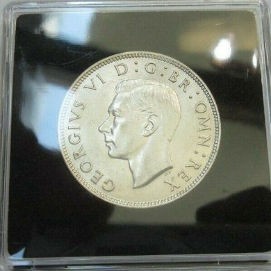 1945 GEORGE VI SILVER FLORIN 2 SHILLINGS SPINK REF 4081 BOXED WITH CERT A1