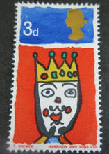 Load image into Gallery viewer, 1966 CHRISTMAS CHILDRENS PAINTINGS KING 3d &amp; SNOWMAN 1/6 STAMPS MNH
