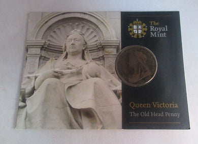1899 Queen Victoria 'The Old Head Penny' in Royal Mint Pack