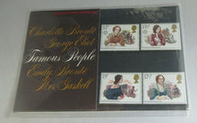 Load image into Gallery viewer, 1980 FAMOUS PEOPLE BRITISH POST OFFICE MINT STAMPS PRESENTATION PACK
