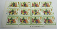 Load image into Gallery viewer, 1978 CHRISTMAS SINGING CAROLS 7P BLOCK OF 12 STAMPS MNH
