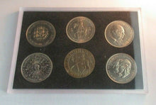 Load image into Gallery viewer, 1953 - 1981 6 Crown UK Coin Set From Coronation To Charles and Diana in RM Case
