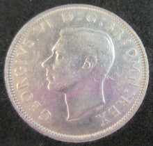 Load image into Gallery viewer, 1939 KING GEORGE VI BARE HEAD .500 SILVER FLORIN TWO SHILLING COIN WITH CAPSULE
