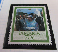 Load image into Gallery viewer, 1986 QUEEN ELIZABETH II 60TH BIRTHDAY JAMAICA STAMPS &amp; ALBUM SHEET
