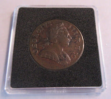 Load image into Gallery viewer, 1771 GEORGE III HALF PENNY IN EF+ PRESENTED IN QUADRANT CAPSULE AND BOX
