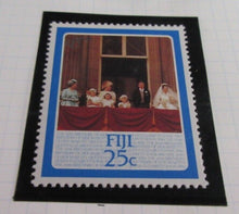 Load image into Gallery viewer, 1986 QUEEN ELIZABETH II 60TH BIRTHDAY FIJI STAMPS &amp; ALBUM SHEET
