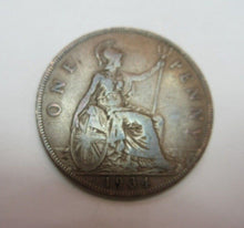 Load image into Gallery viewer, 1934 KING GEORGE V BRONZE PENNY SPINK REF 4055 DARKEND BY THE MINT CA3
