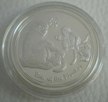 Load image into Gallery viewer, YEAR OF THE MONKEY ELIZABETH II AUSTRALIA 2016 SILVER PLATED MEDAL
