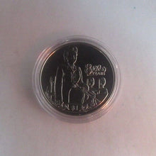 Load image into Gallery viewer, 2006 Queen Elizabeth II 80th Birthday BUnc Liberian $1 Coin in Capsule
