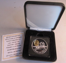 Load image into Gallery viewer, 1993 HISTORY OF POWERED FLIGHT FAIRCHILD 71C 1oz SILVER PROOF CANADA $20 COIN
