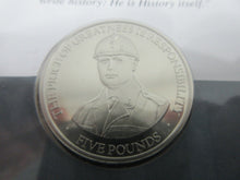 Load image into Gallery viewer, 2015, 3 SILVER PROOF WINSTON CHURCHILL COMMEMORATIVE Guernsey £5 COINS, PNC COA
