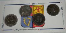 Load image into Gallery viewer, QUEEN ELIZABETH II CROWN COLLECTION 1953-1990 ROYAL MINT EIGHT COIN PACK
