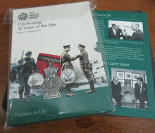 Load image into Gallery viewer, UK 2019 ROYAL MINT 50th Anniversary OF THE 50P KEW VICTORIA CROSS &amp; MANY MORE
