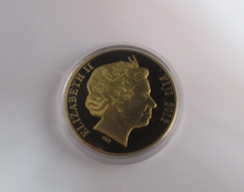 Load image into Gallery viewer, 2012 RMS Titanic - Canada - Proof Gold Plated Colourised Fiji Coin in Capsule
