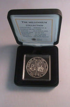 Load image into Gallery viewer, The Millennium Collection Samoa, Kiribati 2000 Silver Proof Dual $10 Coin BoxCOA
