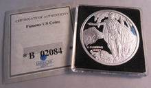 Load image into Gallery viewer, 2003 HAWAII SESQUINCENTENNIAL PROOF HALF DOLLAR RESTRIKE IN QUAD CAPSULE &amp; FLIP
