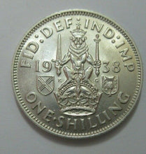 Load image into Gallery viewer, 1938 SCOTISH SHILLING GEORGE VI 1ST COINAGE SPINK REF 4083 B UNCIRCULATED CC1
