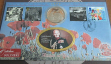 Load image into Gallery viewer, 1999 ISLE OF MAN WW1 ARMISTICE 1 CROWN FM B.MONTGOMERY BENHAM SILK PNC + COA
