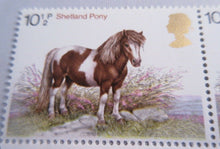 Load image into Gallery viewer, 1978 SHETLAND PONY 10 1/2p BLOCK OF 4 STAMPS MNH
