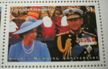 Load image into Gallery viewer, 1947-1997 THE GOLDEN WEDDING ANNIVERSARY QEII PP GRENADA GRENADINES 6 MNH STAMPS
