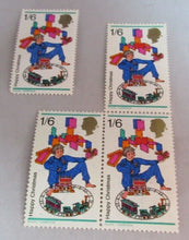 Load image into Gallery viewer, VARIOUS CHRISTMAS STAMPS X 13 MNH 1968 &amp; 1969 IN CLEAR FRONTED STAMP HOLDER
