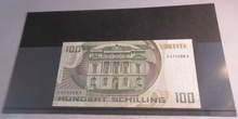 Load image into Gallery viewer, 1984 AUSTRIA 100 ONE HUNDRED SHILLINGS BANKNOTE VF- PLEASE SEE PHOTOS
