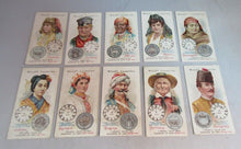Load image into Gallery viewer, WILLS CIGARETTE CARDS TIME &amp; MONEY COMPLETE SET OF 50 IN CLEAR PLASTIC HOLDER
